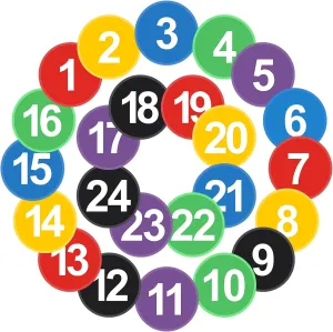 24 Pack Spot Markers Non Slip Rubber Agility Markers Flat Field Cones Floor Dots for Soccer Basketball Sports Speed Agility Training and Drills7.6 Inch