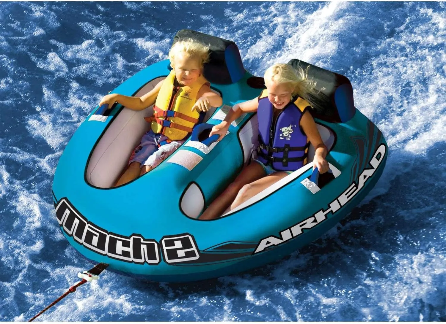 Airhead Mach | Towable Tube for Boating - 1, 2, and 3 Rider Sizes