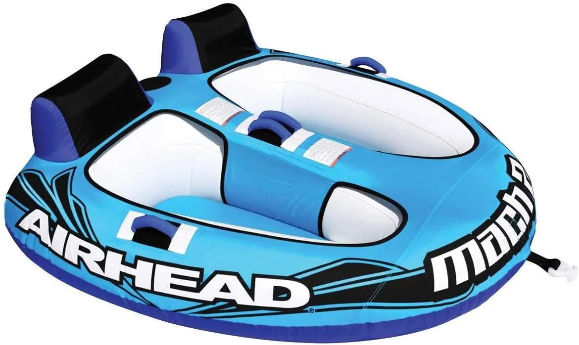 Airhead Mach | Towable Tube for Boating - 1, 2, and 3 Rider Sizes