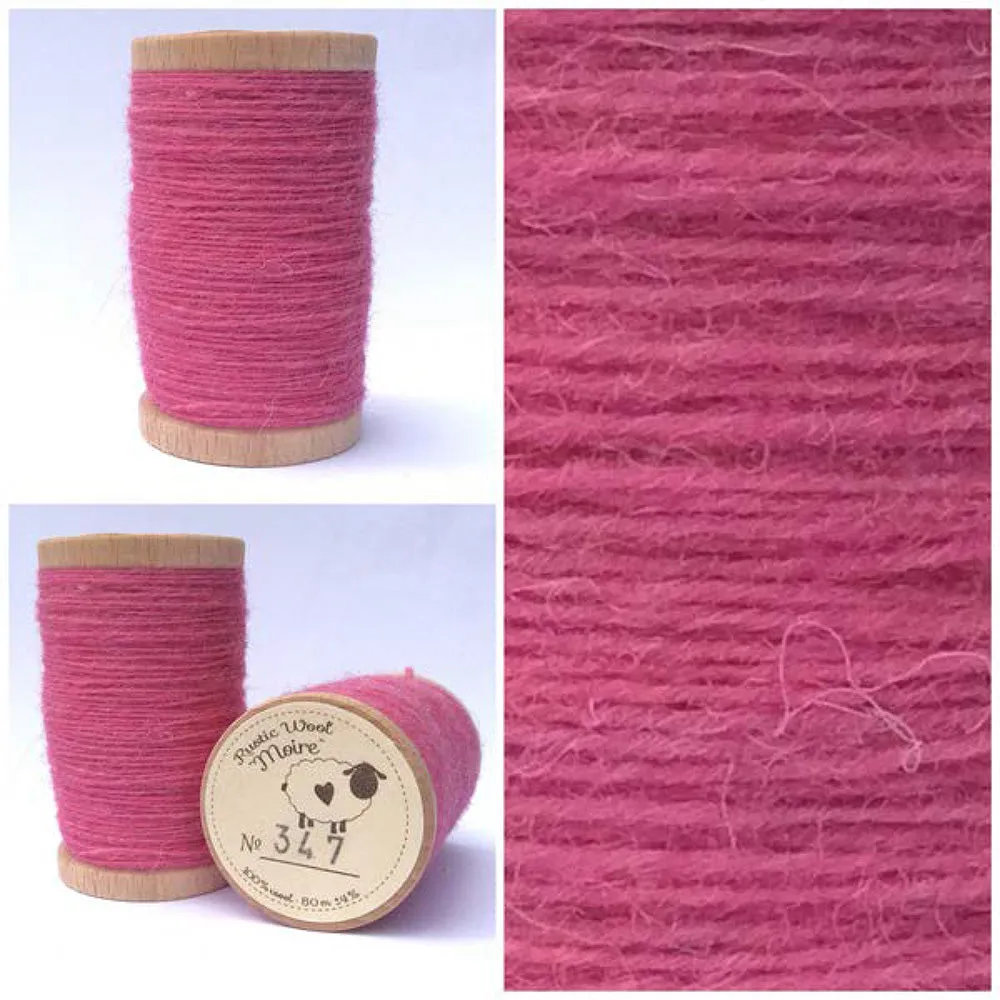 AMETHYST Hand Dyed Fat QUARTER Wool Fabric for Wool Applique and Rug Hooking