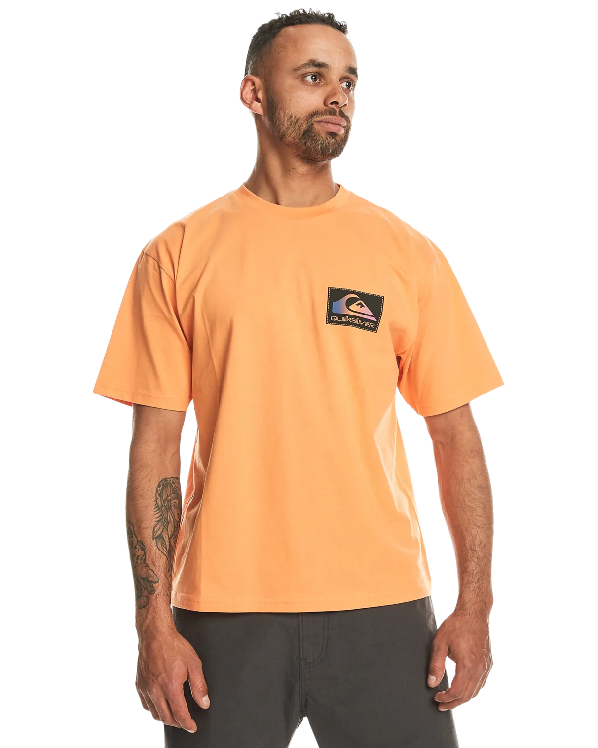 Back Flash T-Shirt in Tangerine