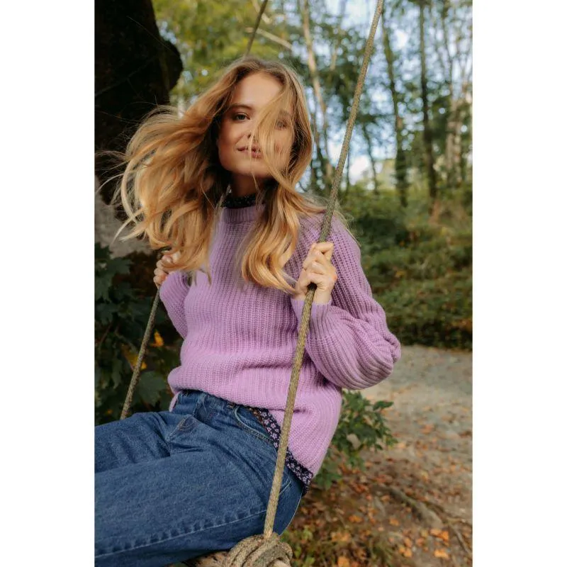 Barbour Hartley Ladies Knit - Lilac Blossom