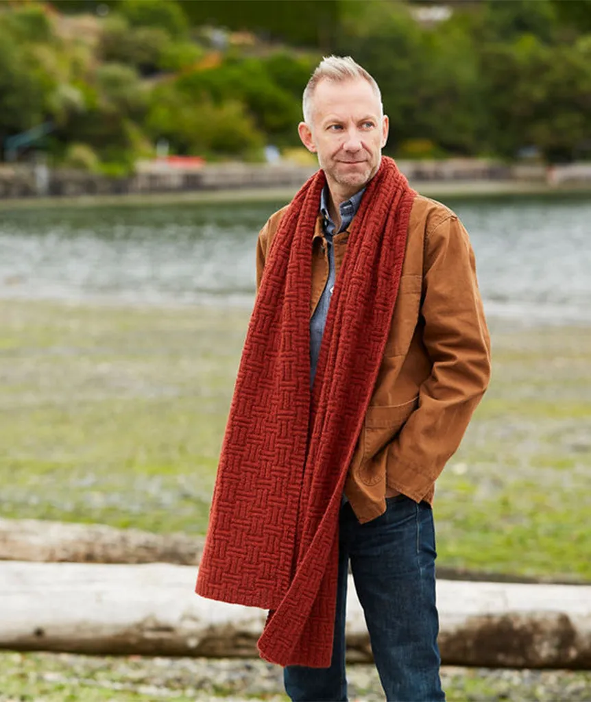 Big & Bigger Basketweave Wrap Pattern