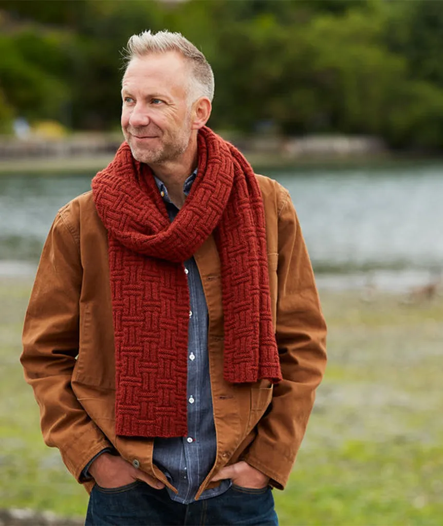 Big & Bigger Basketweave Wrap Pattern