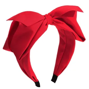 Big Bow Headbands for Women - Cute Red Bowknot Headbands