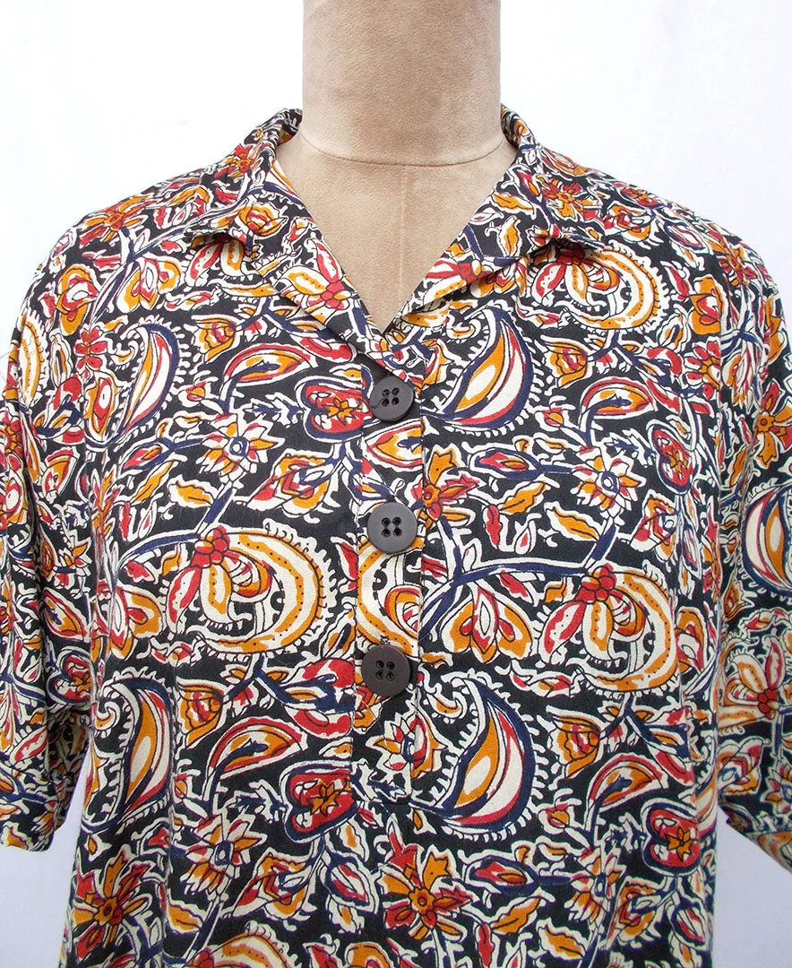 Black Viscose Shirt Dress Size 12-30 SD6