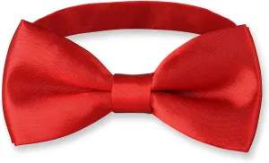 BOWKITE Adjustable Boys Kids Bow Tie Solid Pre Tied for Wedding Party Dress up