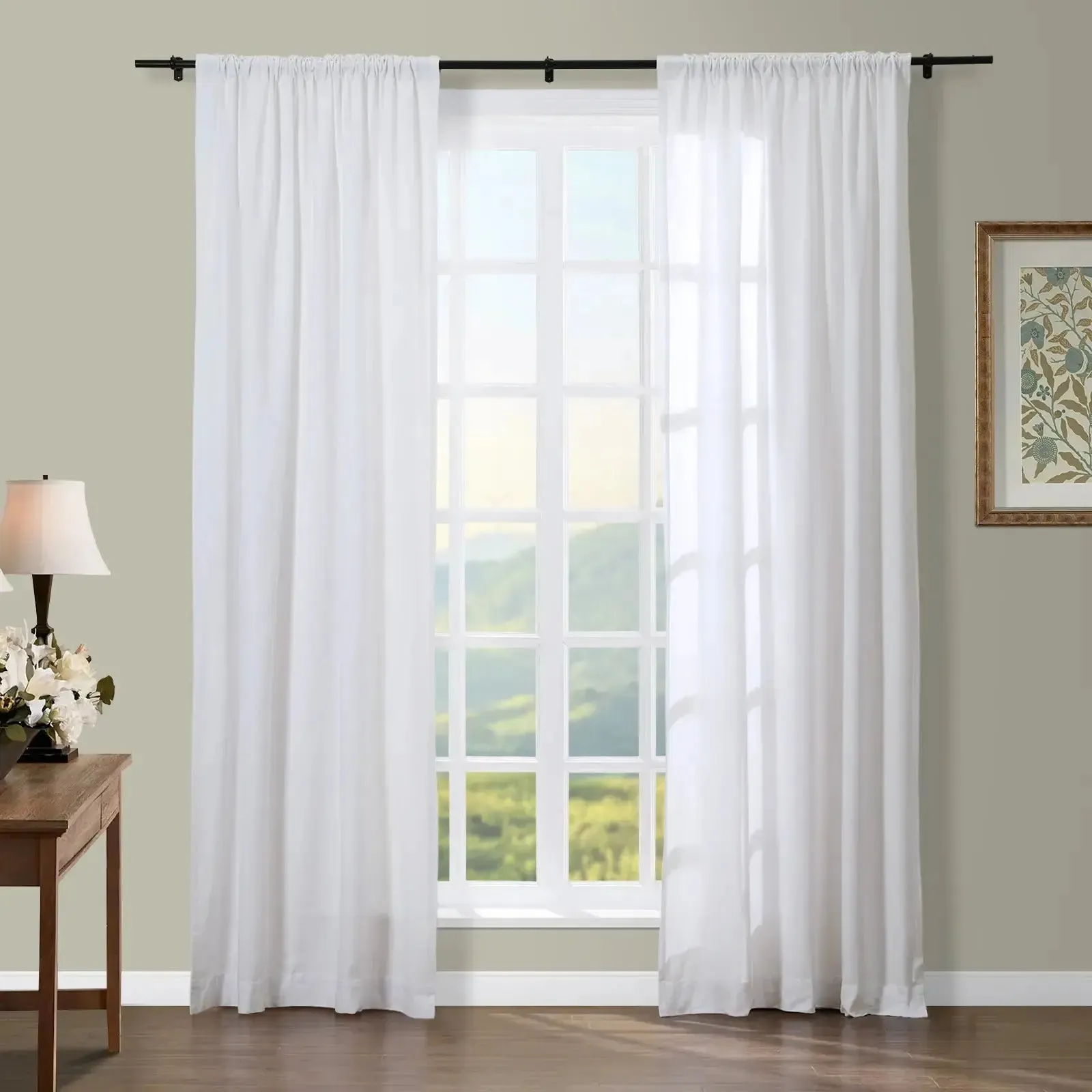 Broad 100% Cotton Plain Weave Curtain Soft Top