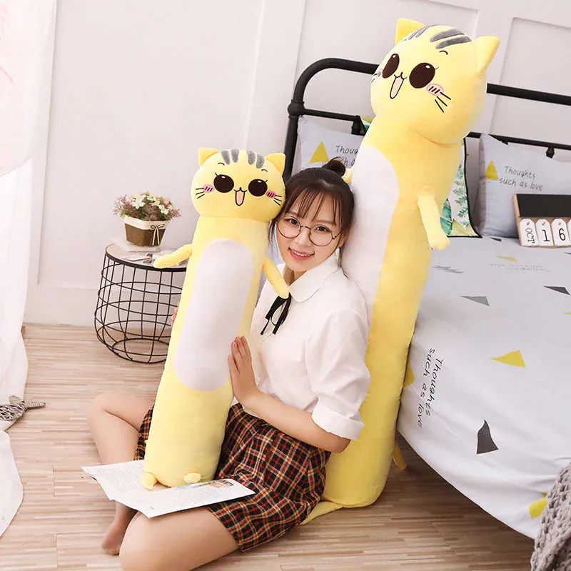 Buttercup the Long Snuggly Kawaii Yellow Cat Stuffed Animals Plushies