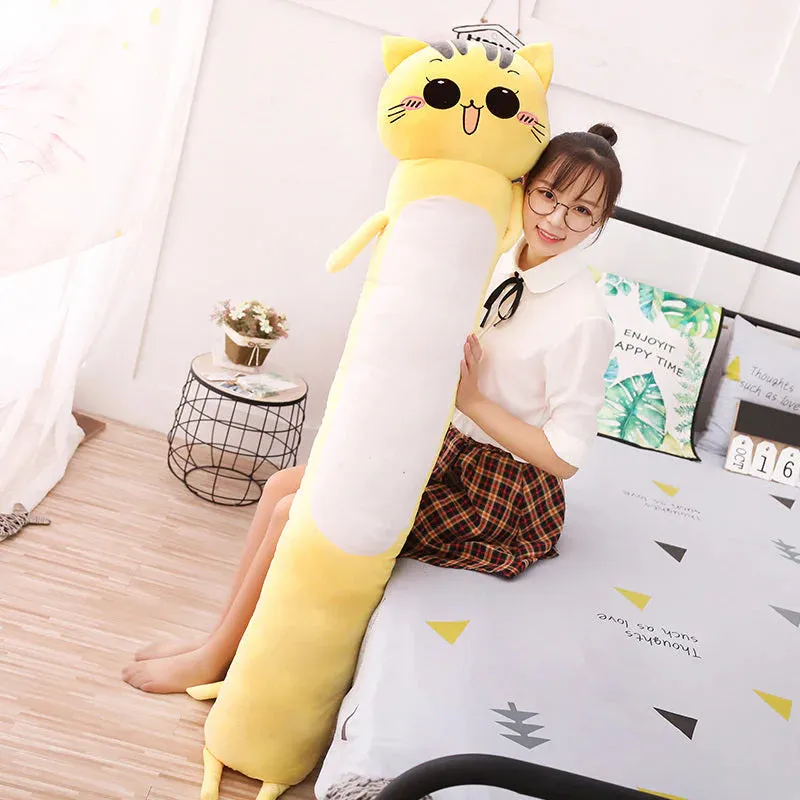Buttercup the Long Snuggly Kawaii Yellow Cat Stuffed Animals Plushies