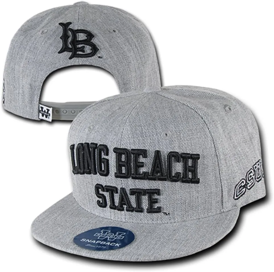 Cal State Long Beach University CSULB California 49ers Flat Bill Snapback NCAA Baseball Cap Hat