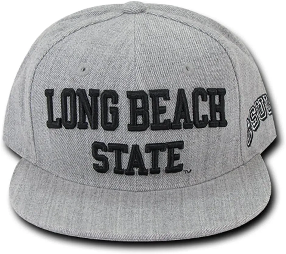 Cal State Long Beach University CSULB California 49ers Flat Bill Snapback NCAA Baseball Cap Hat