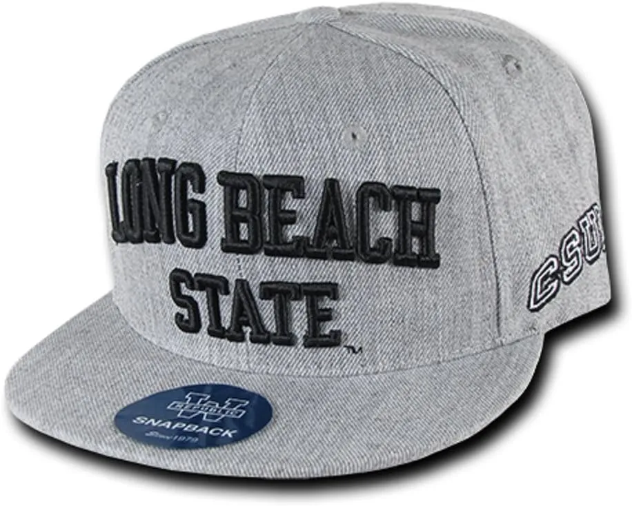 Cal State Long Beach University CSULB California 49ers Flat Bill Snapback NCAA Baseball Cap Hat