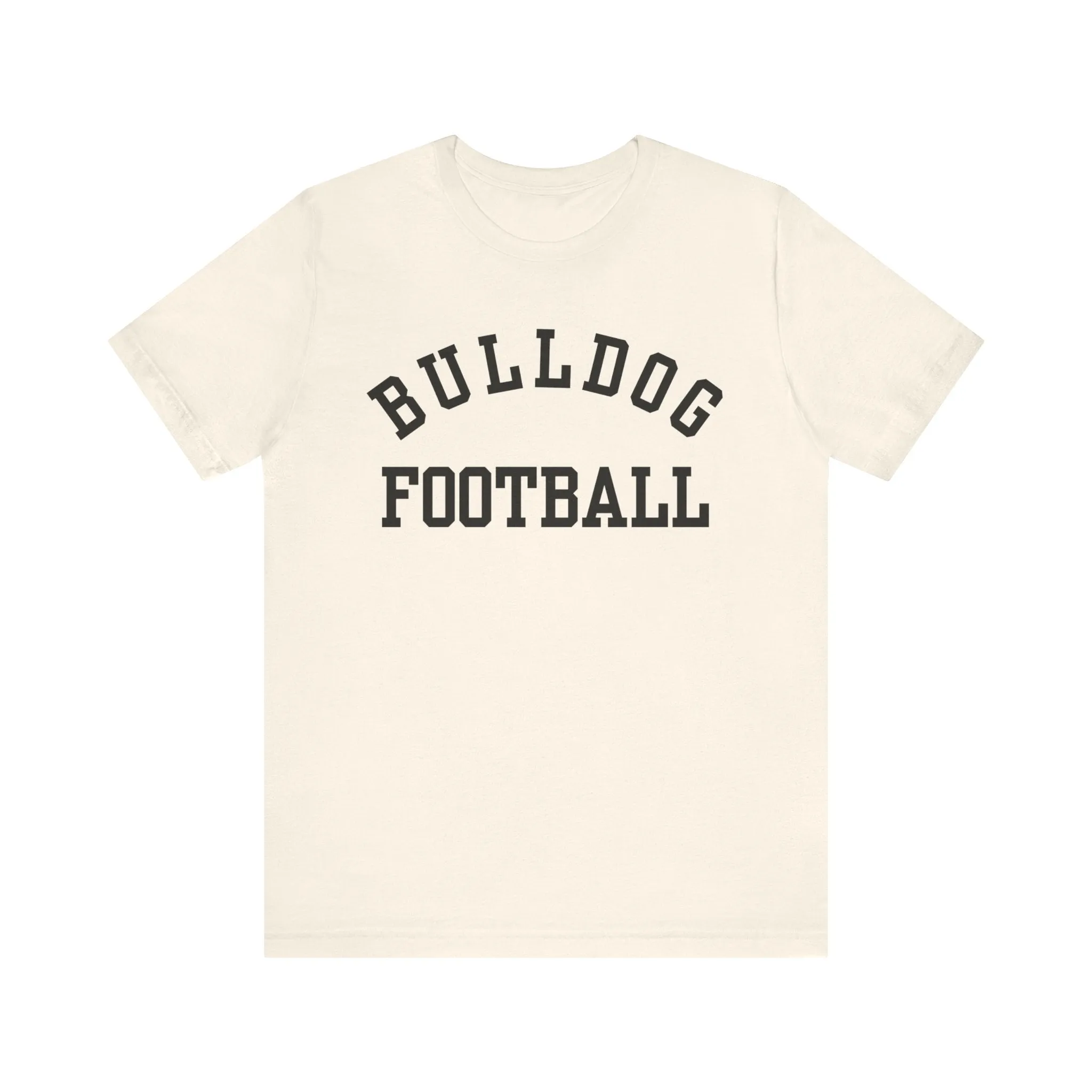 Classic Bulldog Football Unisex Jersey Short Sleeve Tee