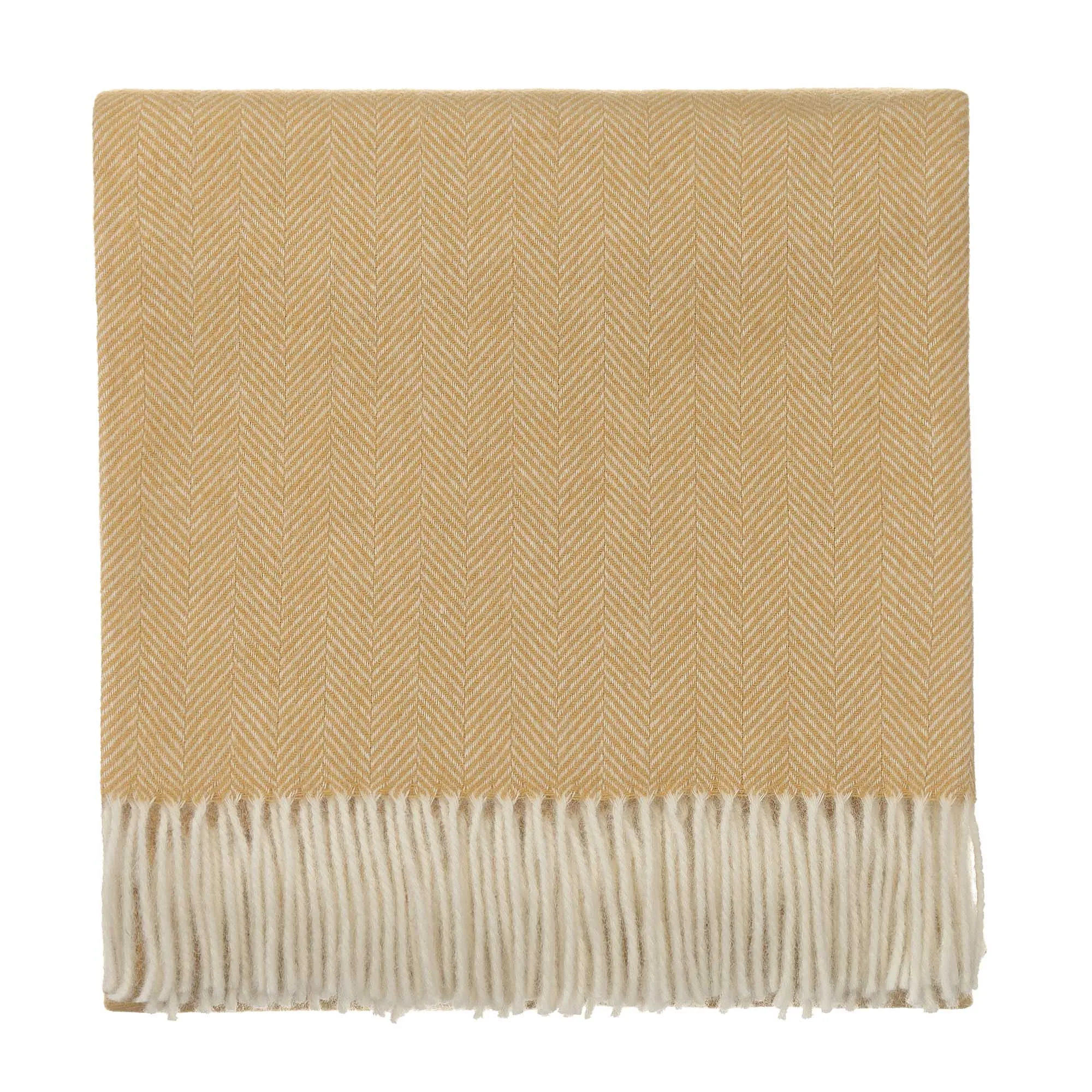 Corcovado Alpaca Blanket [Mustard]