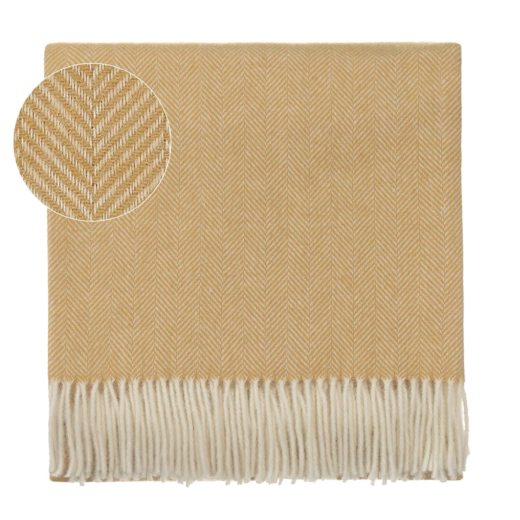 Corcovado Alpaca Blanket [Mustard]