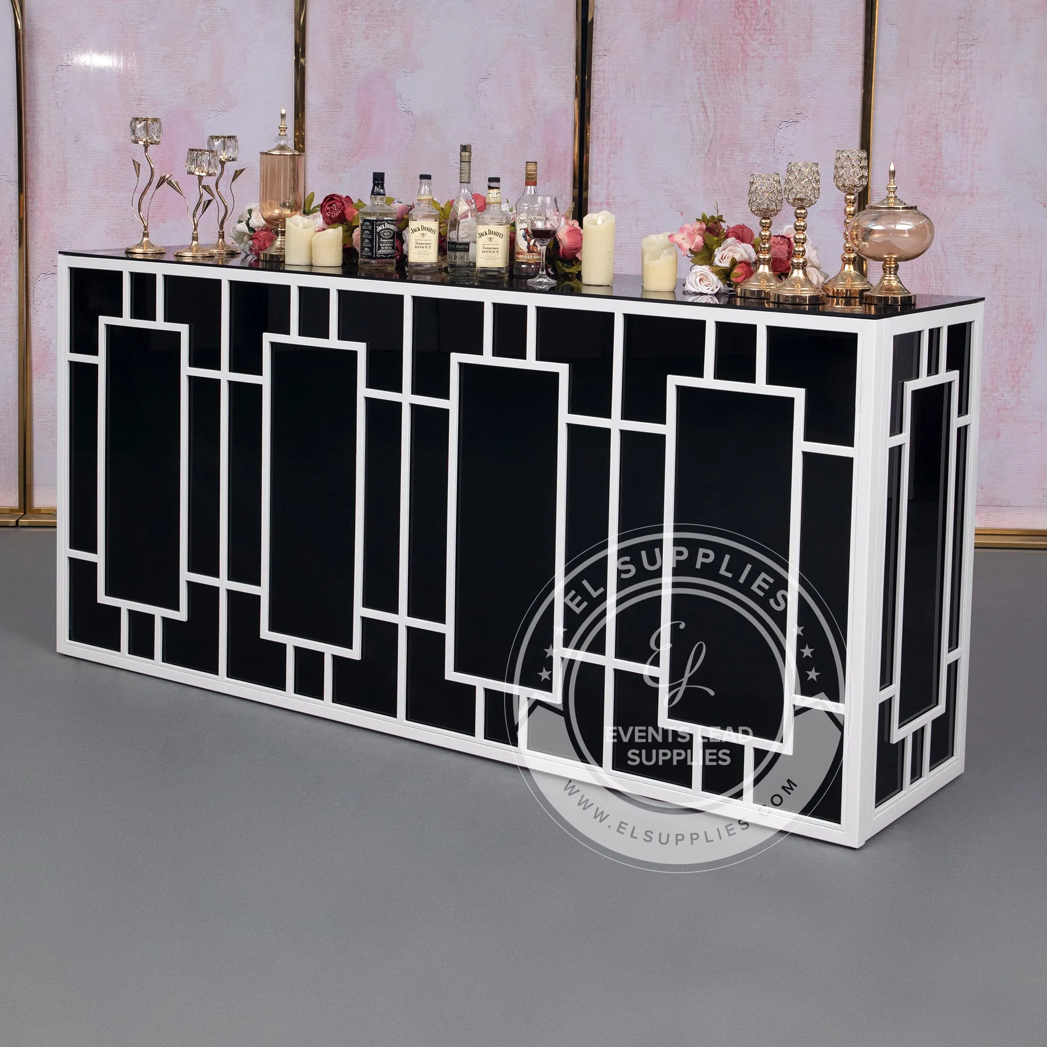 DALI Black Foldable Bar Table