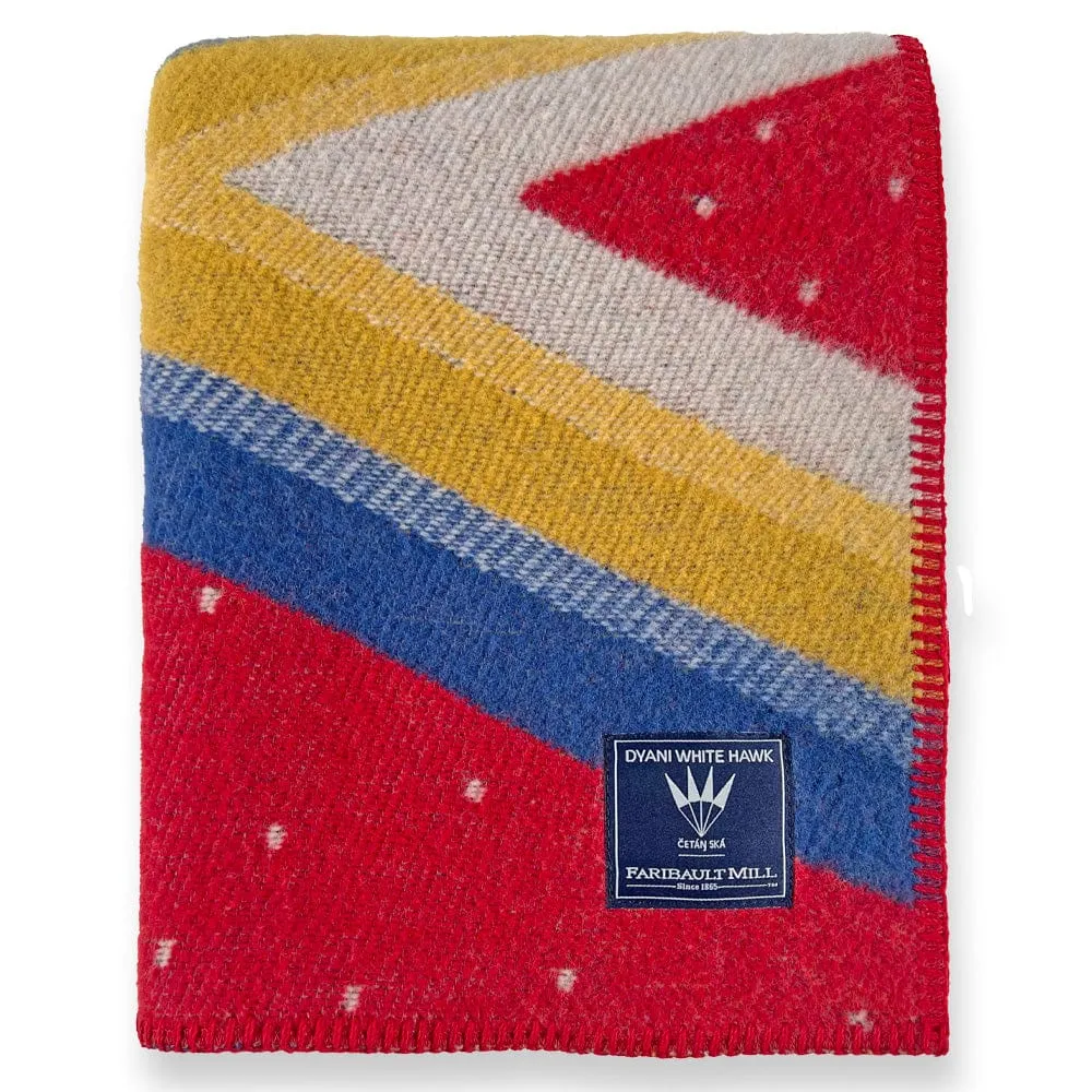 Dyani White Hawk Honor Wool Throw