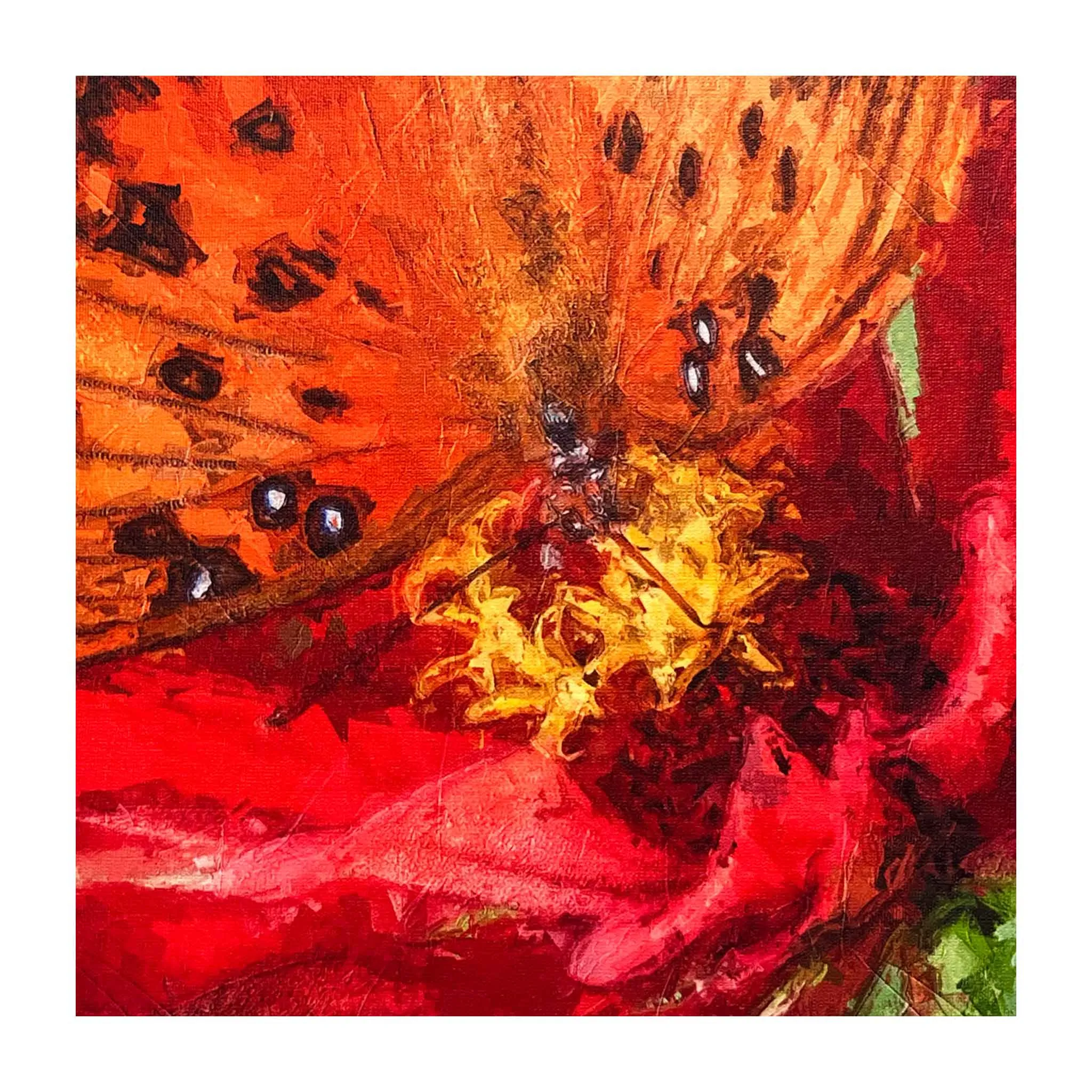 ECC Garden Beauties Framed Canvas Print