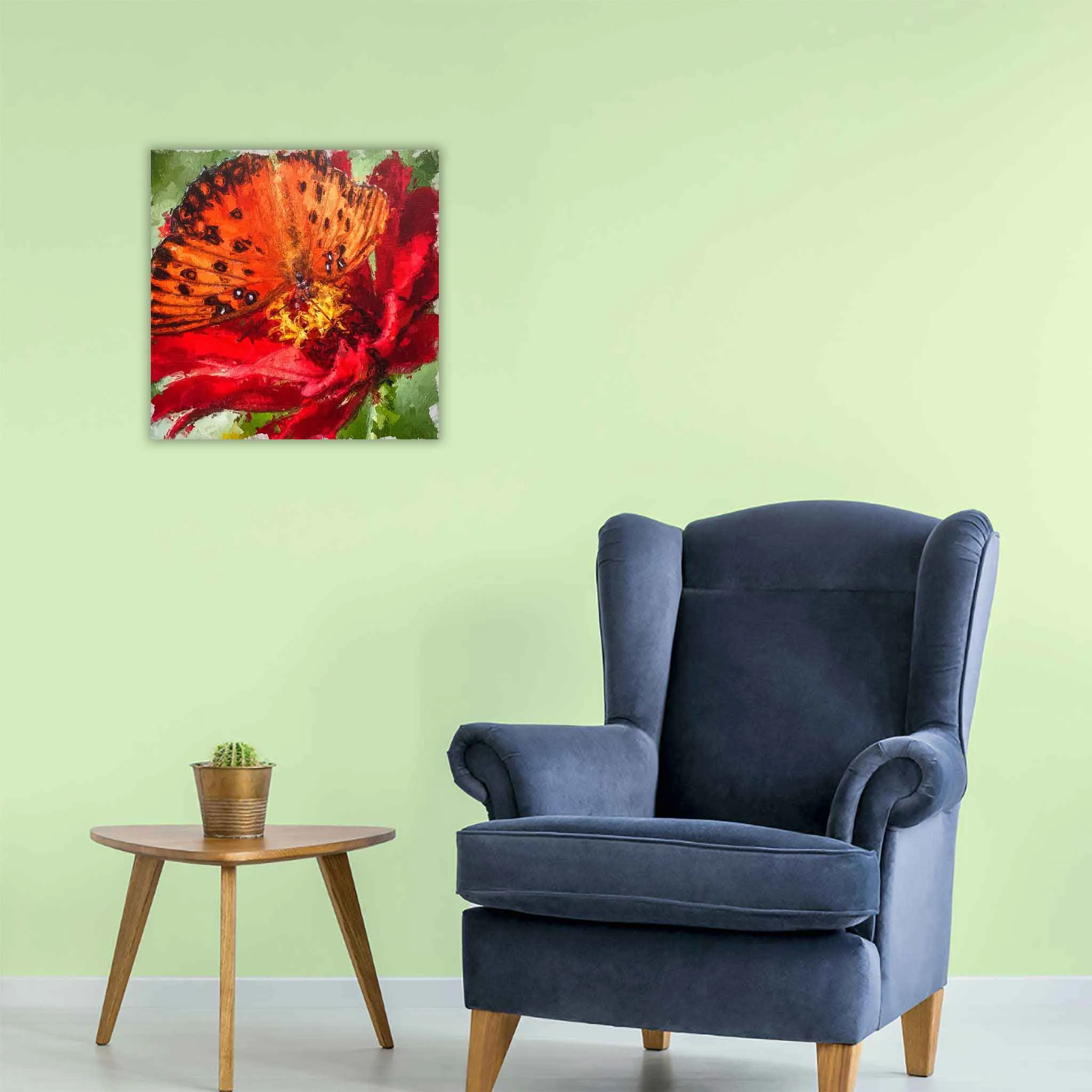 ECC Garden Beauties Framed Canvas Print