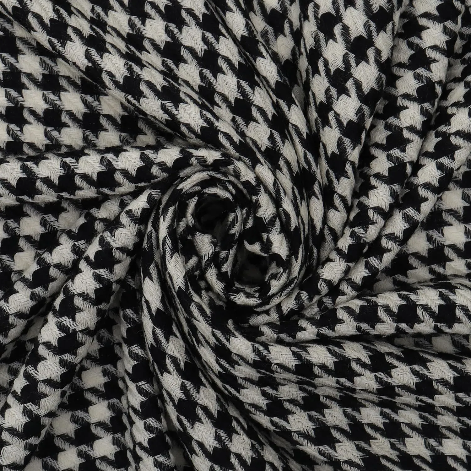 EH 100% Pure Cashmere scarf, stole Houndstooth, warm large buttery soft Pashmina