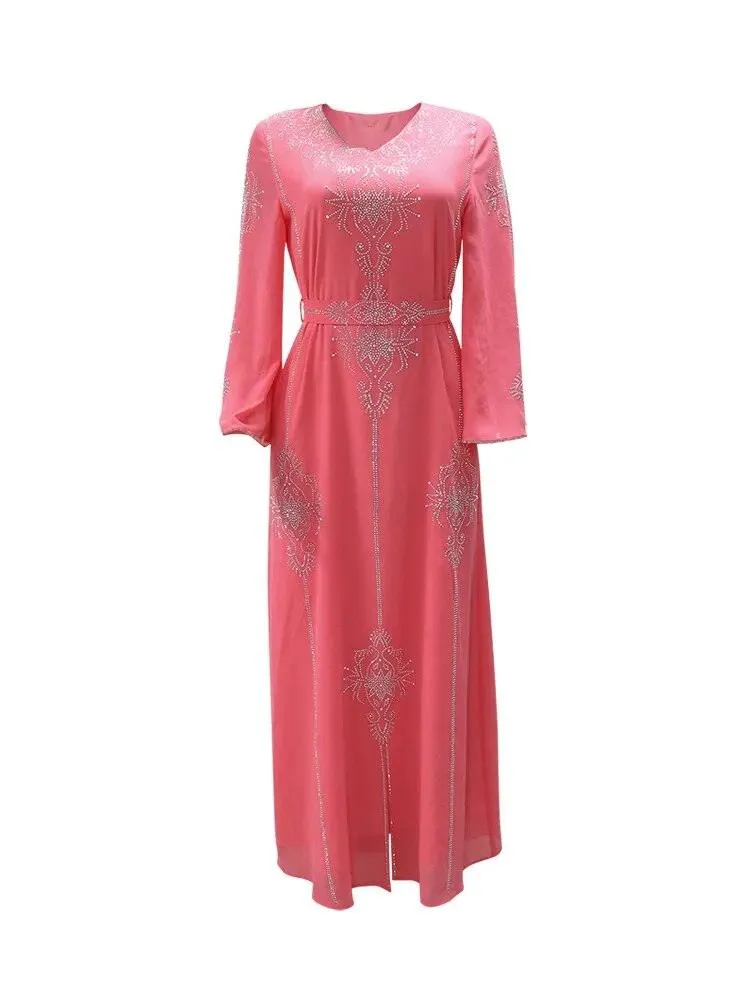Elegant Plus Size Kaftan Jalabiya Abaya Dress for Women - Stylish and Comfortable Muslim Attire