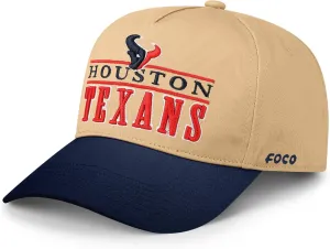 FOCO Men's NFL Team Logo Signature Bars Marquee Rf Hat Caps