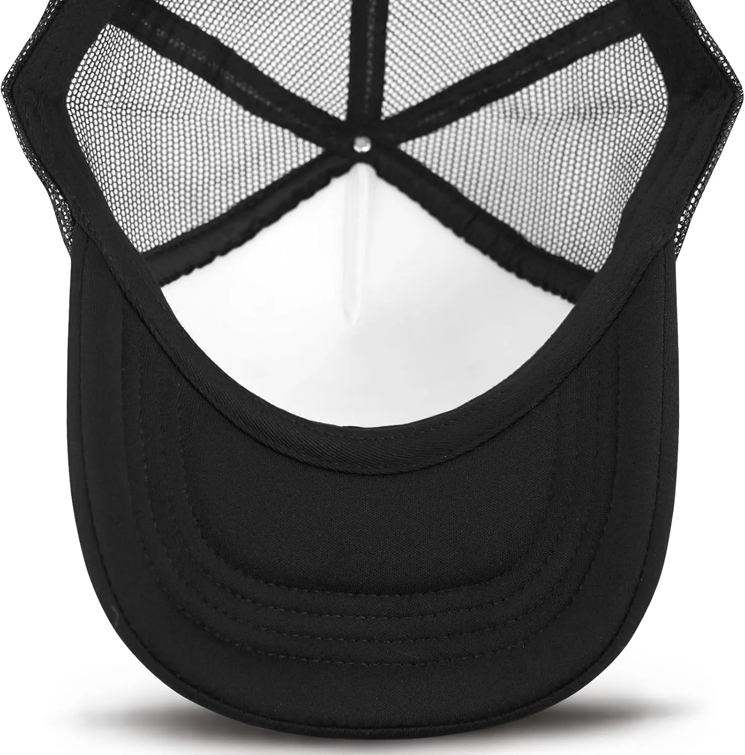 Funny Trucker Hats for Women Men Black&White Inappropriate Hat Adjustable Snapback Mesh Baseball Cap Fun Gag Gifts