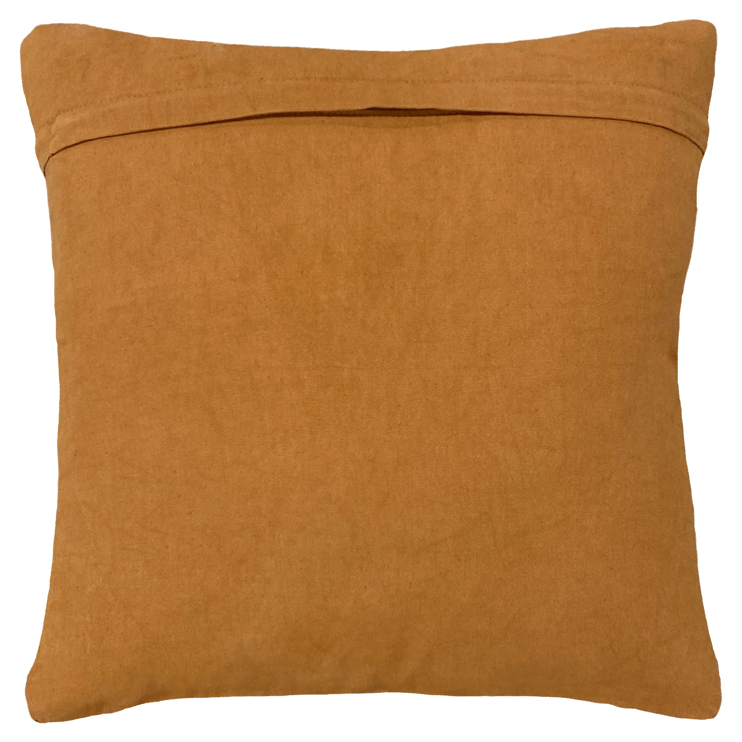 furn. Kamjo Geometric Tufted 50cm x 50cm Filled Cushion Ginger