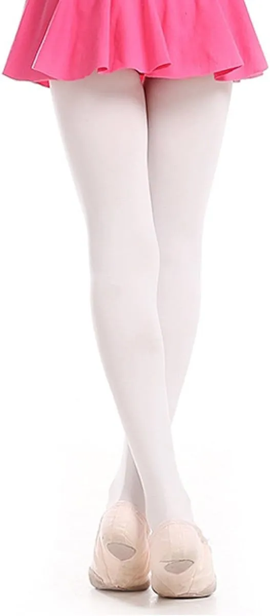 Girls' Ultra Soft Pro Dance Tights Ballet Footed Tight Daily Student Tights (Toddler/Kids/women)