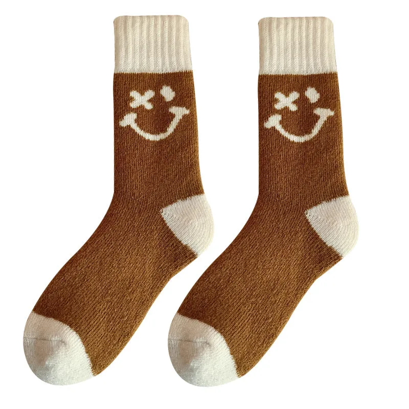 Gohobi Brown Autumn Socks