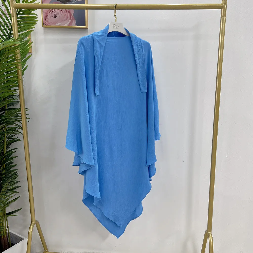 HJ907 Solid Color Hijab Middle East Dubai Turkey Solid Color Big Hijab