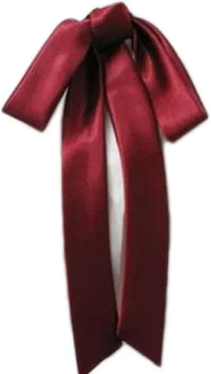 Ladies Long Pre Bow Tie Solid Color Bowtie for Women