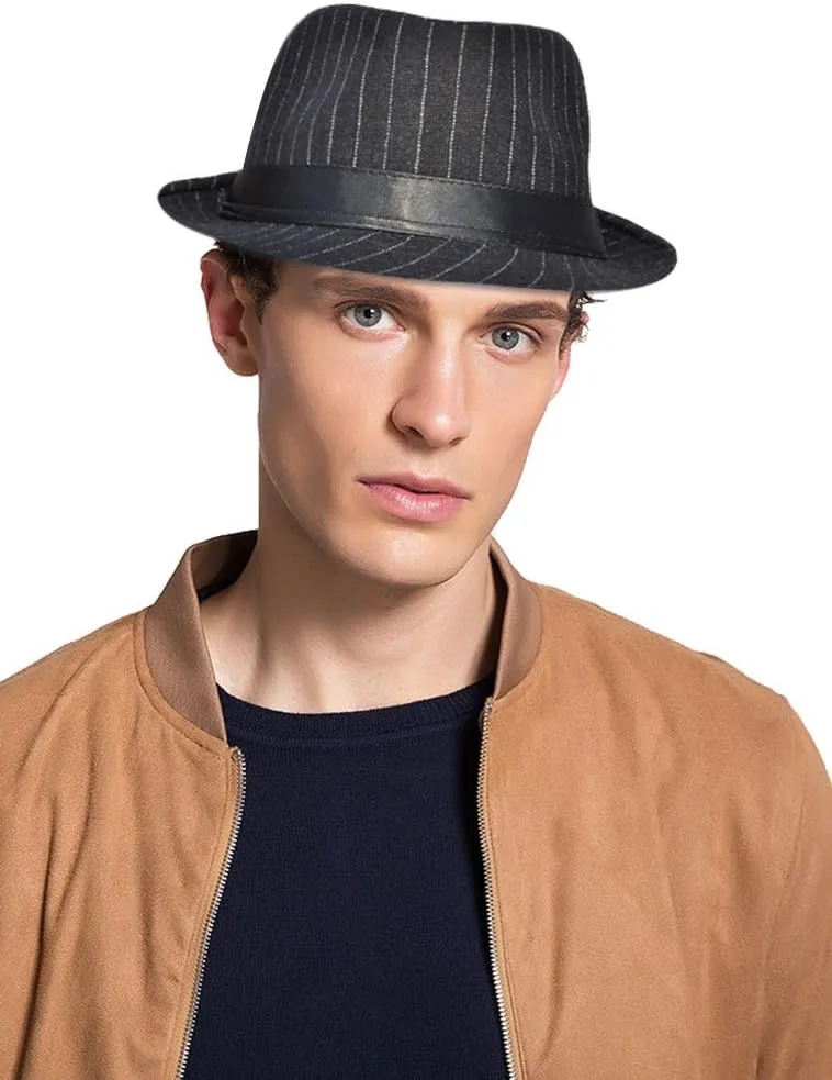 Lullaby Mens Womens Short Brim Classic Manhattan Trilby Fedora Hat