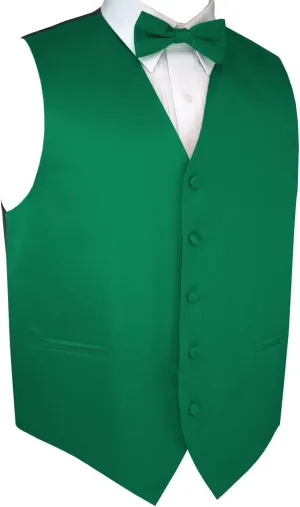 Men's Formal Tuxedo Vest & Bow-Tie Set in White