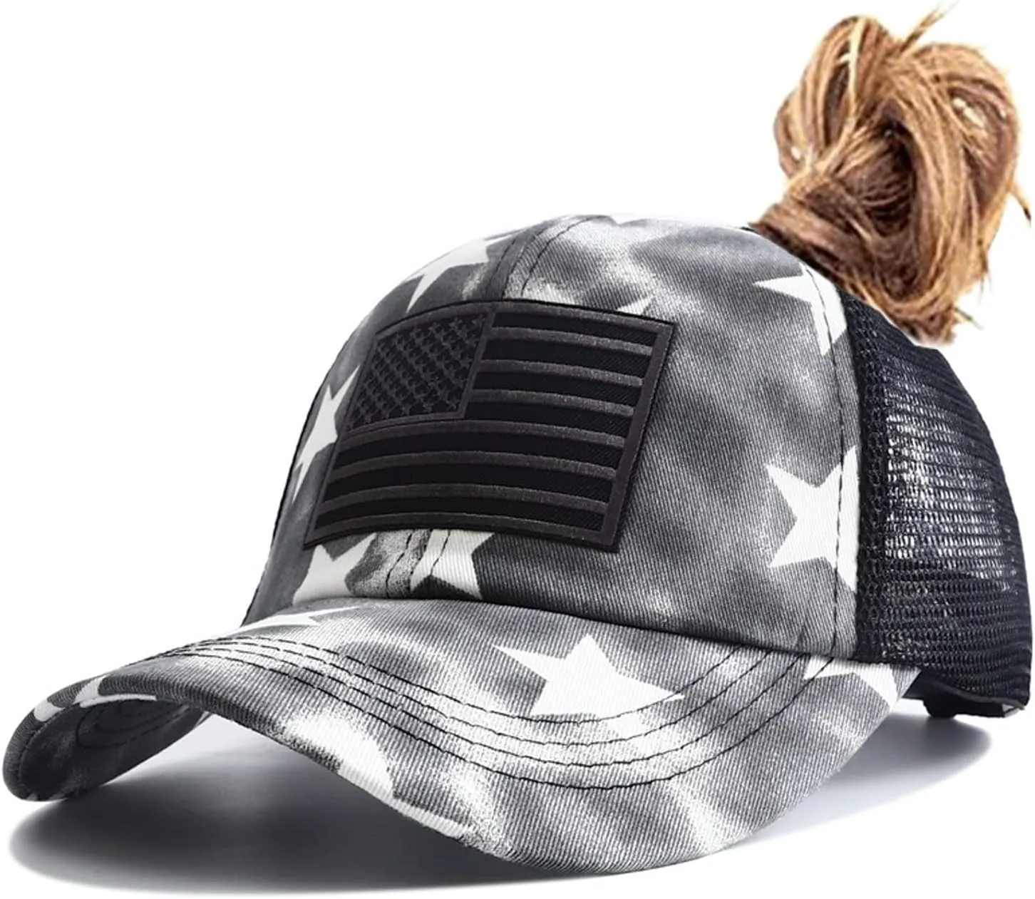 Men's USA American Flag Baseball Cap Embroidered Polo Style Military Army Hat