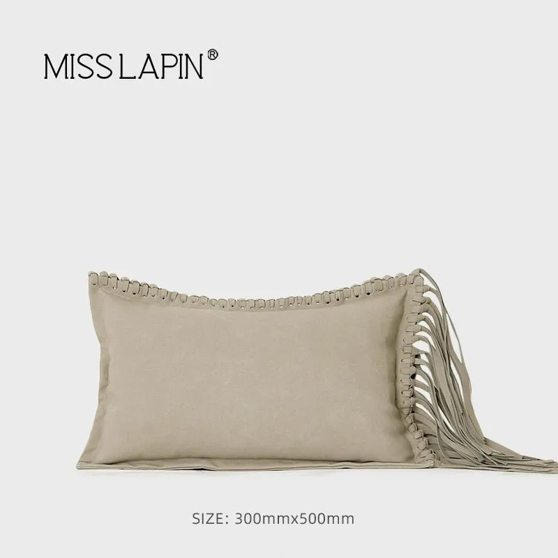 Modern Light Luxury M Gray Green Series Pillow Combination Living Room Sofa Model Room Bedside Throw Pillowcase Soft Decoration