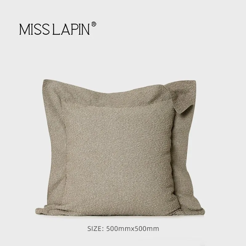 Modern Light Luxury M Gray Green Series Pillow Combination Living Room Sofa Model Room Bedside Throw Pillowcase Soft Decoration