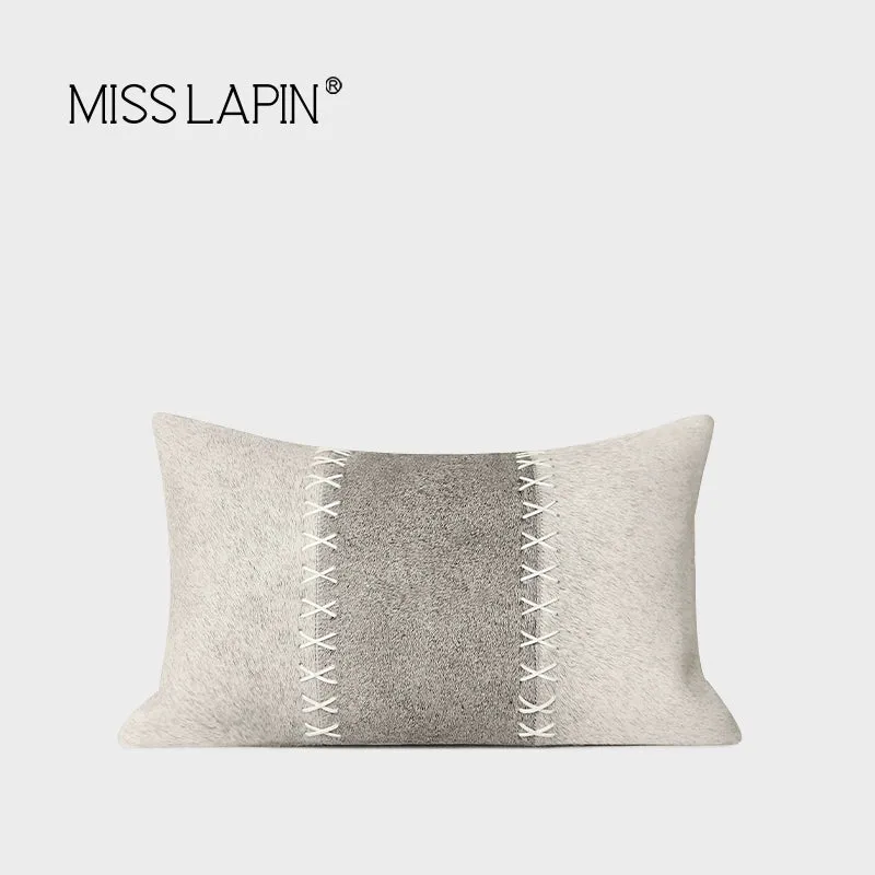 Modern Light Luxury M Gray Green Series Pillow Combination Living Room Sofa Model Room Bedside Throw Pillowcase Soft Decoration