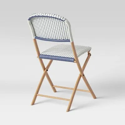 New - French Cafe Folding Patio Bistro Chair - Threshold