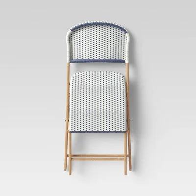 New - French Cafe Folding Patio Bistro Chair - Threshold