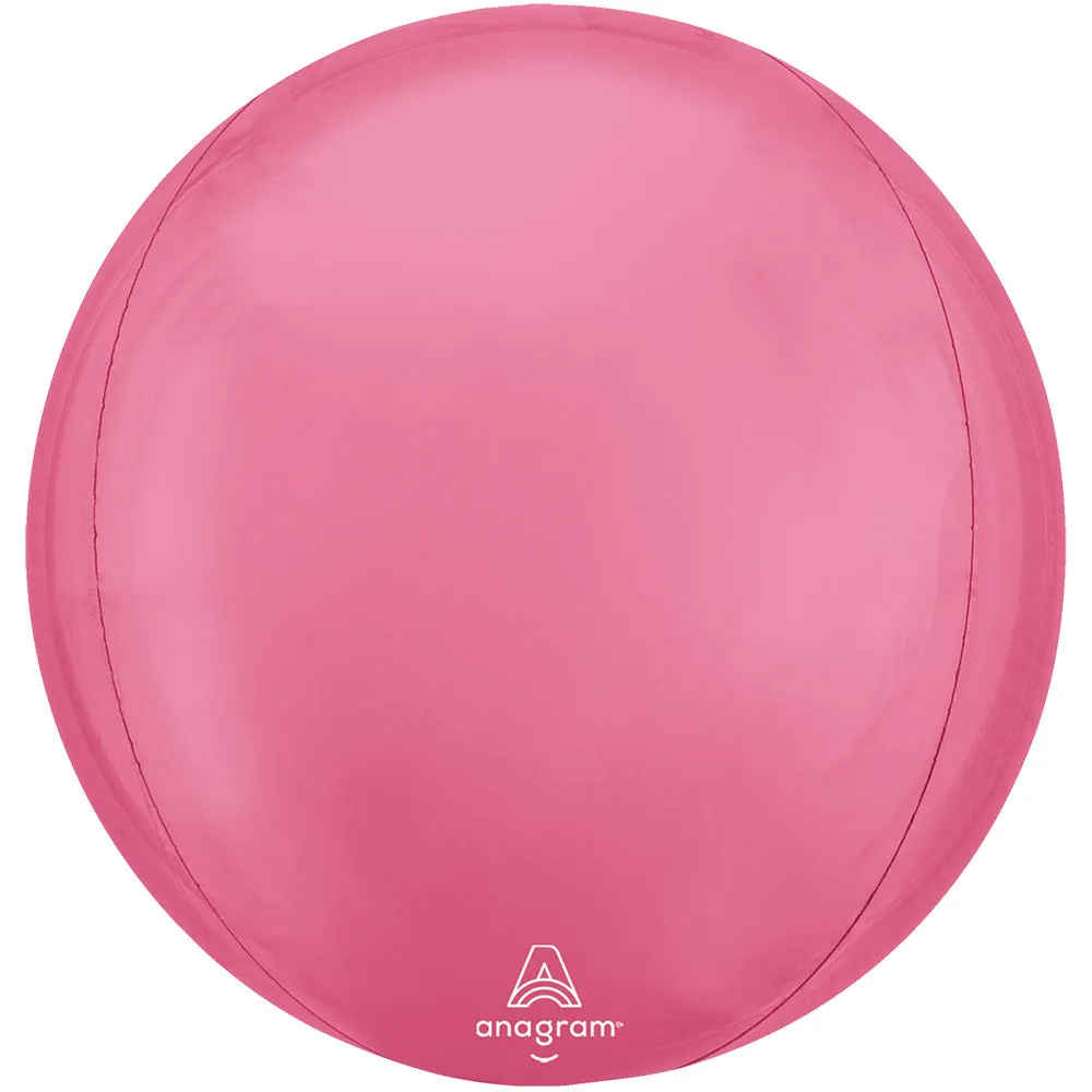 Orbz Vibrant Pink Balloon, 15" | 1 ct