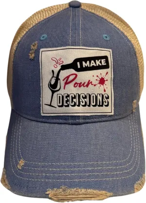 Popfizzy Funny Vintage Trucker Hats for Men and Women, Adult Humor Caps, Gifts for Friends, Unisex Distressed Baseball Cap