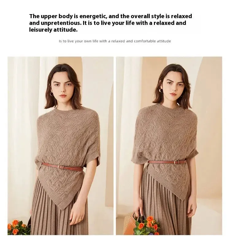 Pullover Cloak Cashmere Shawl