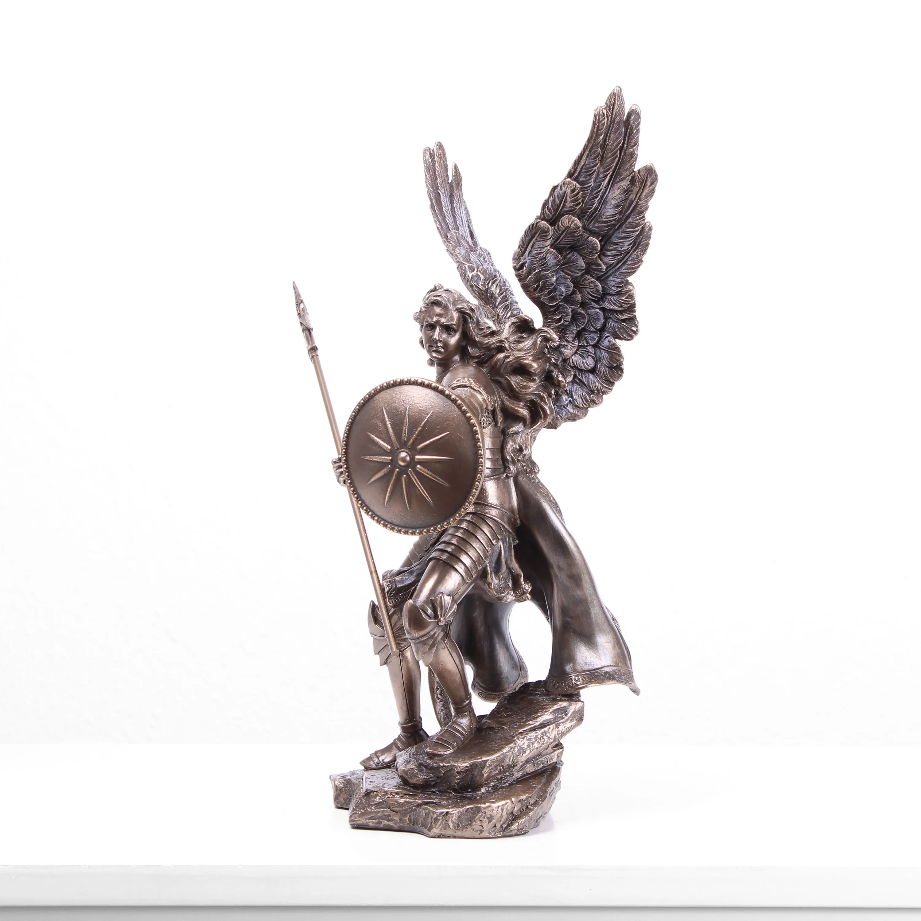Raphael Archangel Statue (Cold Cast Bronze Sculpture)