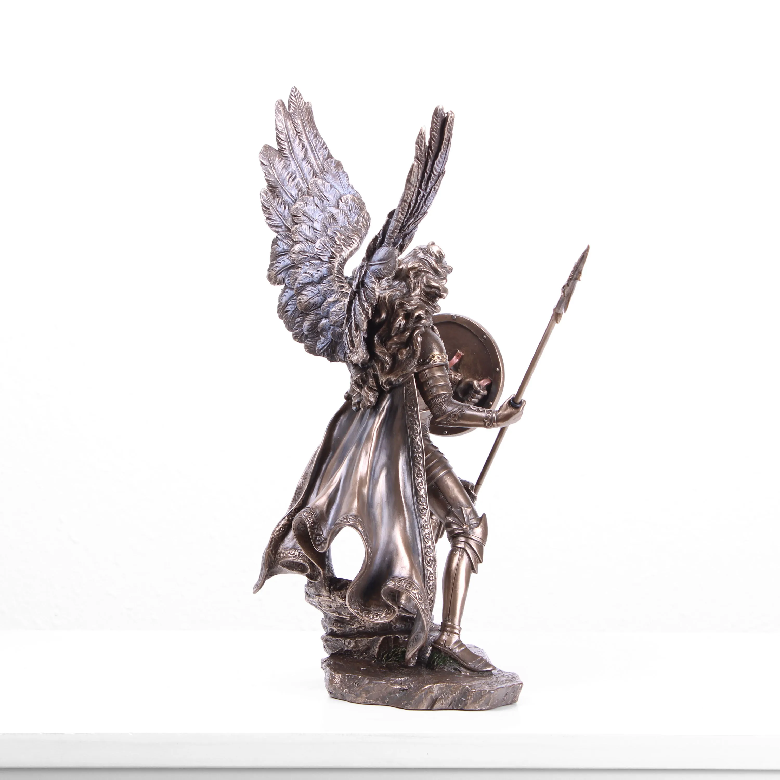 Raphael Archangel Statue (Cold Cast Bronze Sculpture)