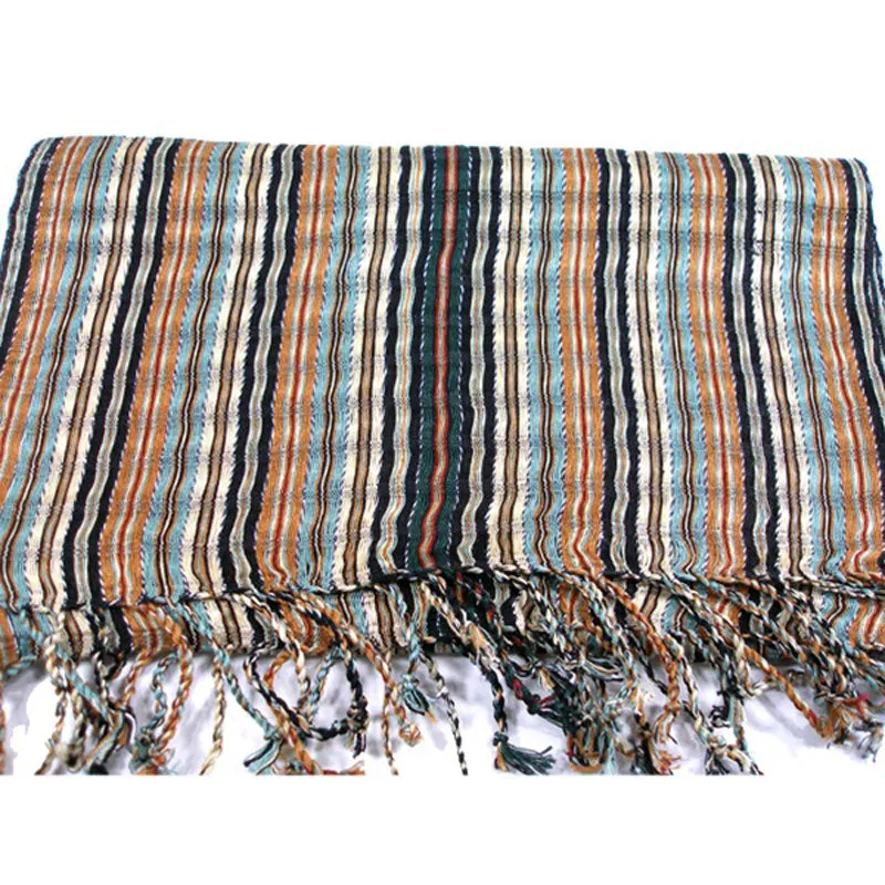 San Antonio Scarf Earthtones Lucias Imports
