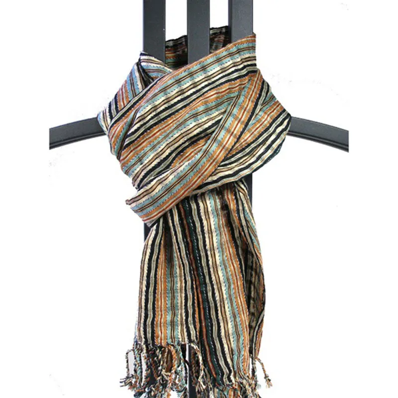 San Antonio Scarf Earthtones Lucias Imports