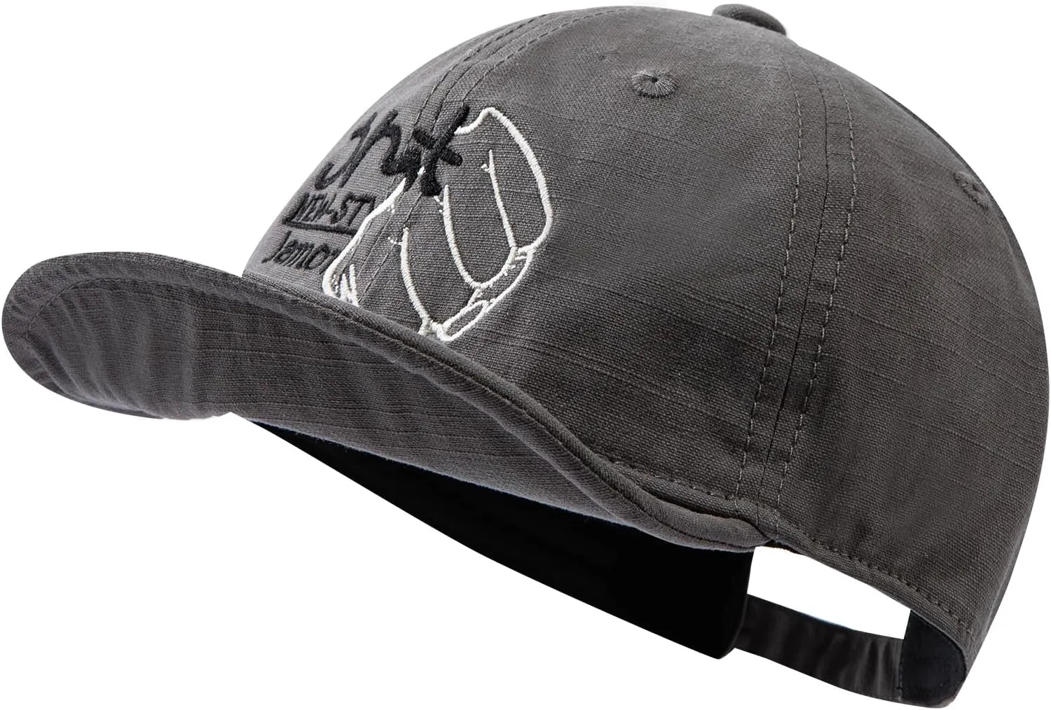 Short Brim Baseball Cap Casual Cadet Caps Flat Bill Trucker Hat Dad Hats Lightweight Umpire Hat Hip Hop Dancing Hats