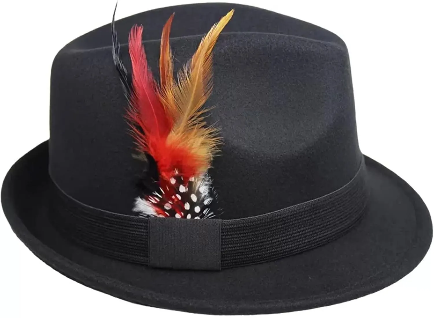 Unisex Fedora Hat for Men Women Trilby Hats Classic Jazz Cap Winter Autumn Panama Hat